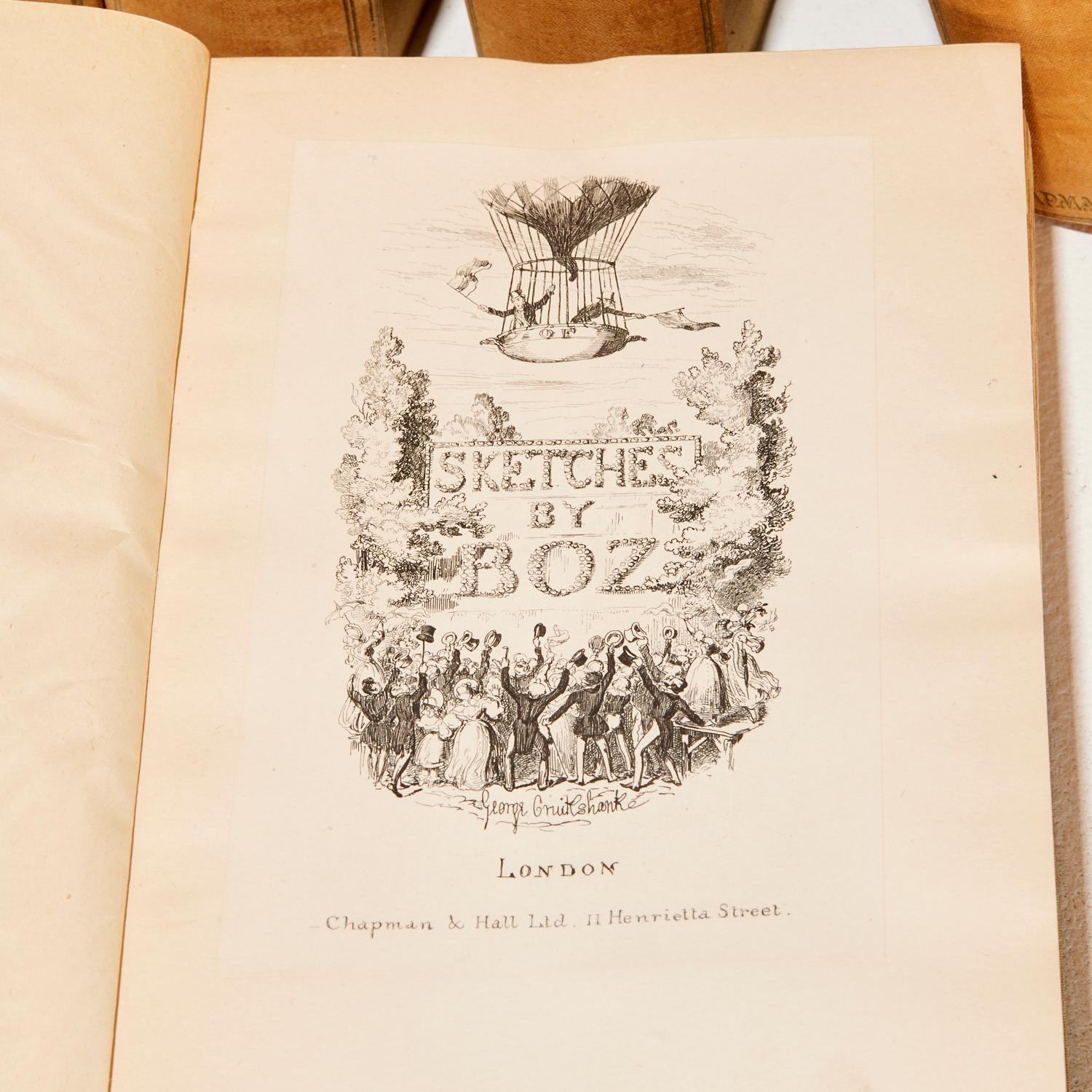 Las Obras de Charles Dickens, Edición Nacional, 1907, 30 volúmenes, Edición de 750 principios del siglo XX en venta