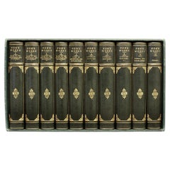 Les œuvres d'Edgar Allen Poe - 10 volumes - 1894 - EN FINE BINDING MOROCCO !