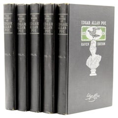 The Works of Edgar Allan Poe, Raven Edition, Five Volume Set, 1904