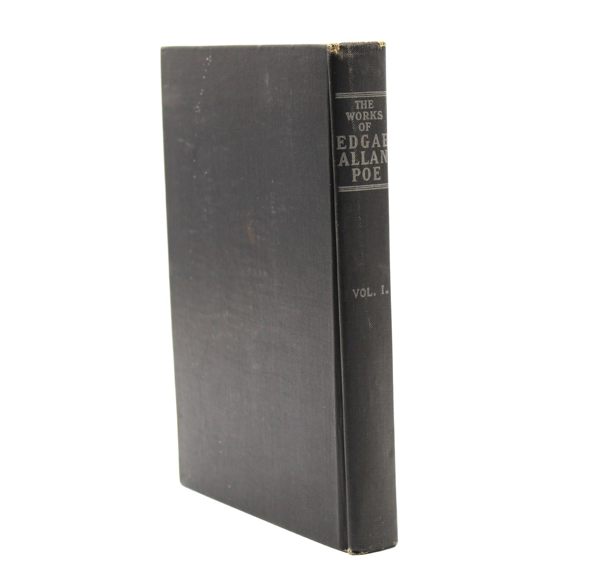 Americano Le opere di Edgar Allen Poe, edizione Raven, cinque volumi, 1904 in vendita