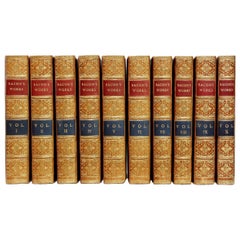 The Works of Francis Bacon - 10 VOLUMES - 1824 - IN A FINE BINDING