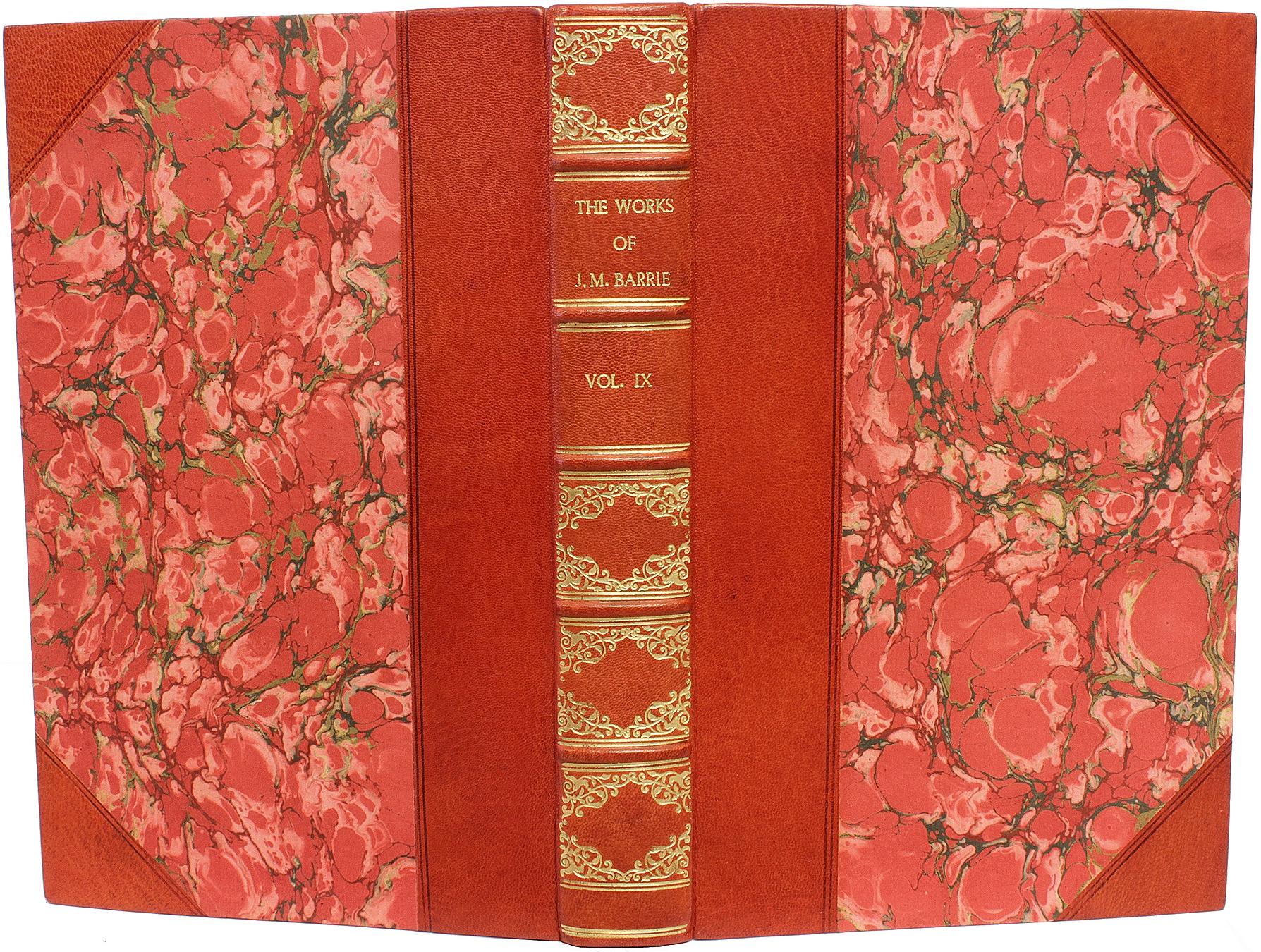 Le opere di J. M. Barrie. EDIZIONE PETER PAN - EDIZIONE LIMITATA FIRMATA - 14 volumi In condizioni buone in vendita a Hillsborough, NJ
