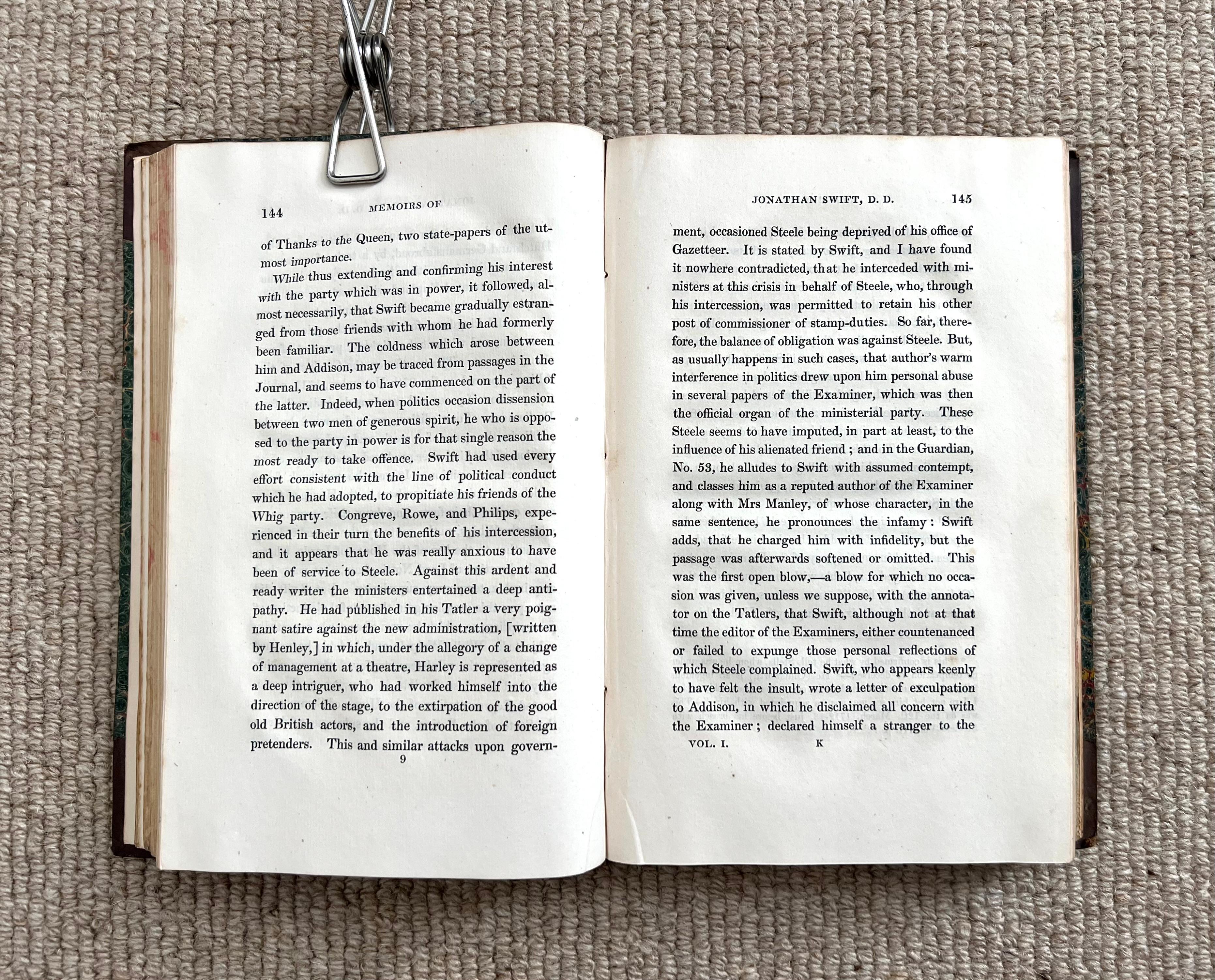 The Works of Jonathan Swift 19 Ledergebundene Bände veröffentlicht Edinburgh 1824 im Angebot 1