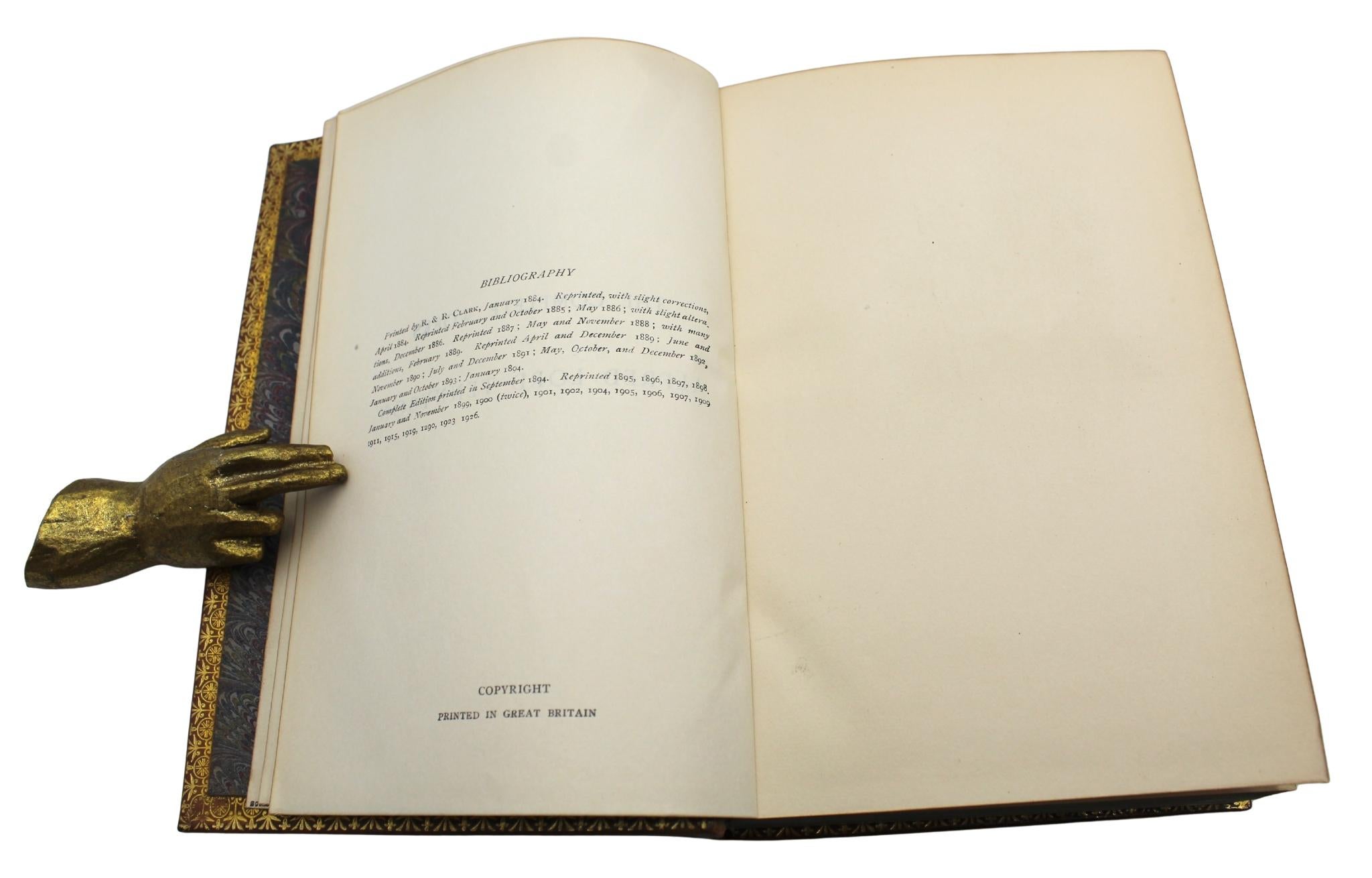 Las Obras de Lord Alfred Tennyson, Poeta Laureado, Edición Completa, 1926 Papel en venta