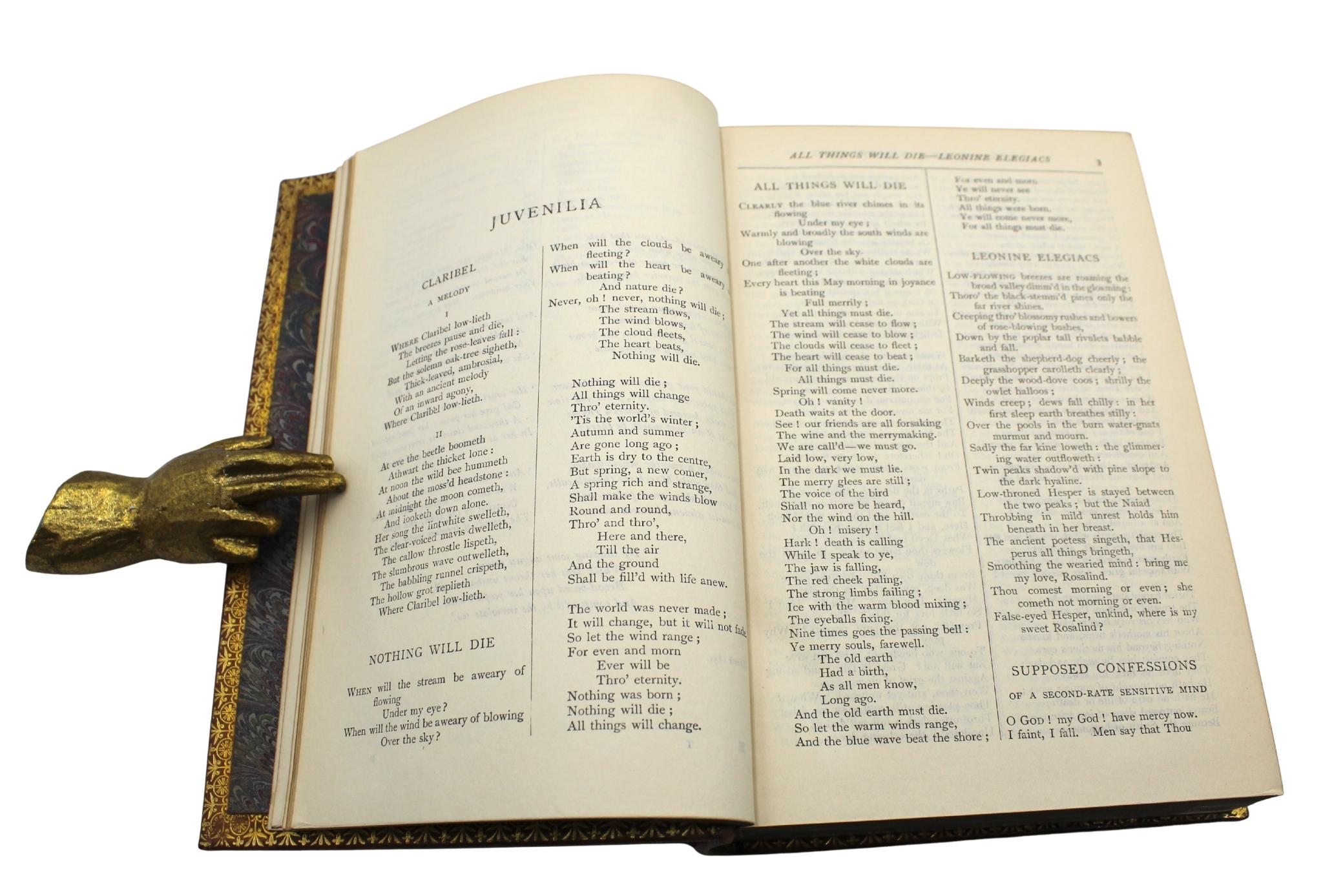 Las Obras de Lord Alfred Tennyson, Poeta Laureado, Edición Completa, 1926 en venta 2