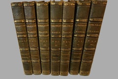 The Works of Lord Byron Bound in Green Morocco Leather with Gilt Tooling
