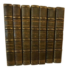 The Works of Lord Byron Bound in Green Morocco Leather with Gilt Tooling