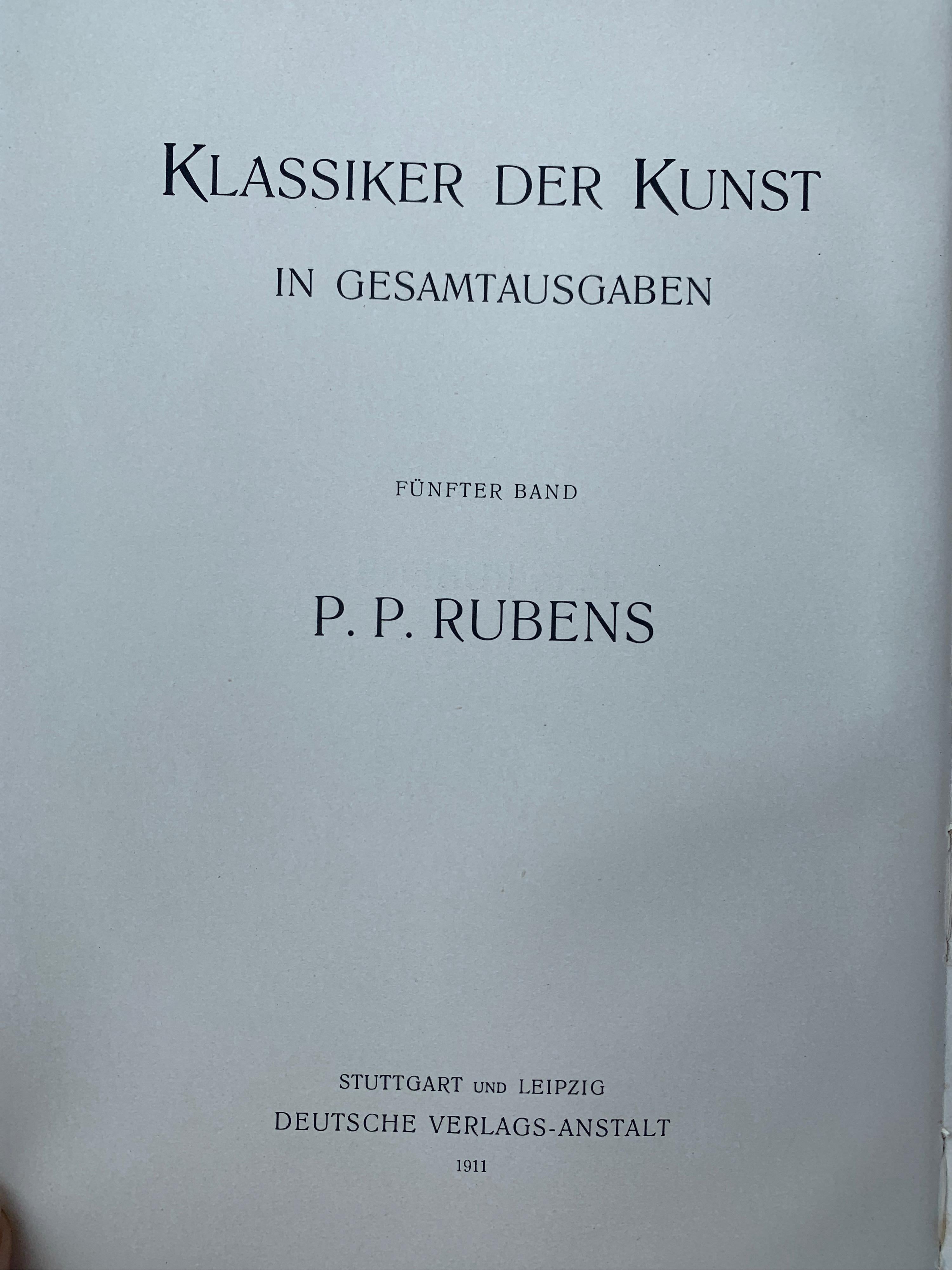 The work of Rubens by Rosenberg, Adolf, 1850-1906


