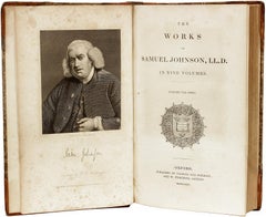 The Works Of Samuel Johnson - 11 VOLUMES - 1825 - LEATHER BOUND