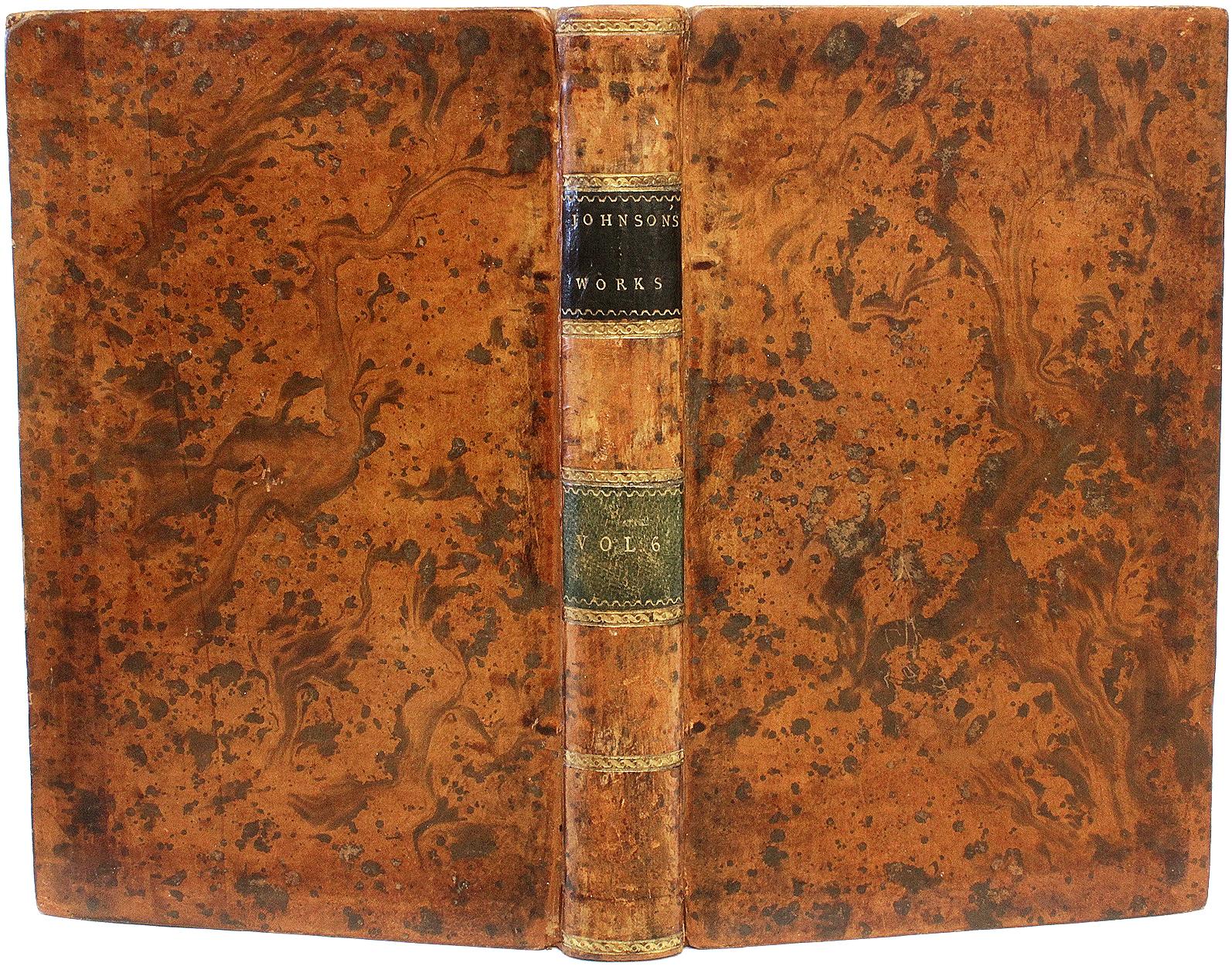 Américain Les œuvres de Samuel Johnson. 12 volumes. NOUVELLE ÉDITION - 1810 - EN FINE BINDING en vente