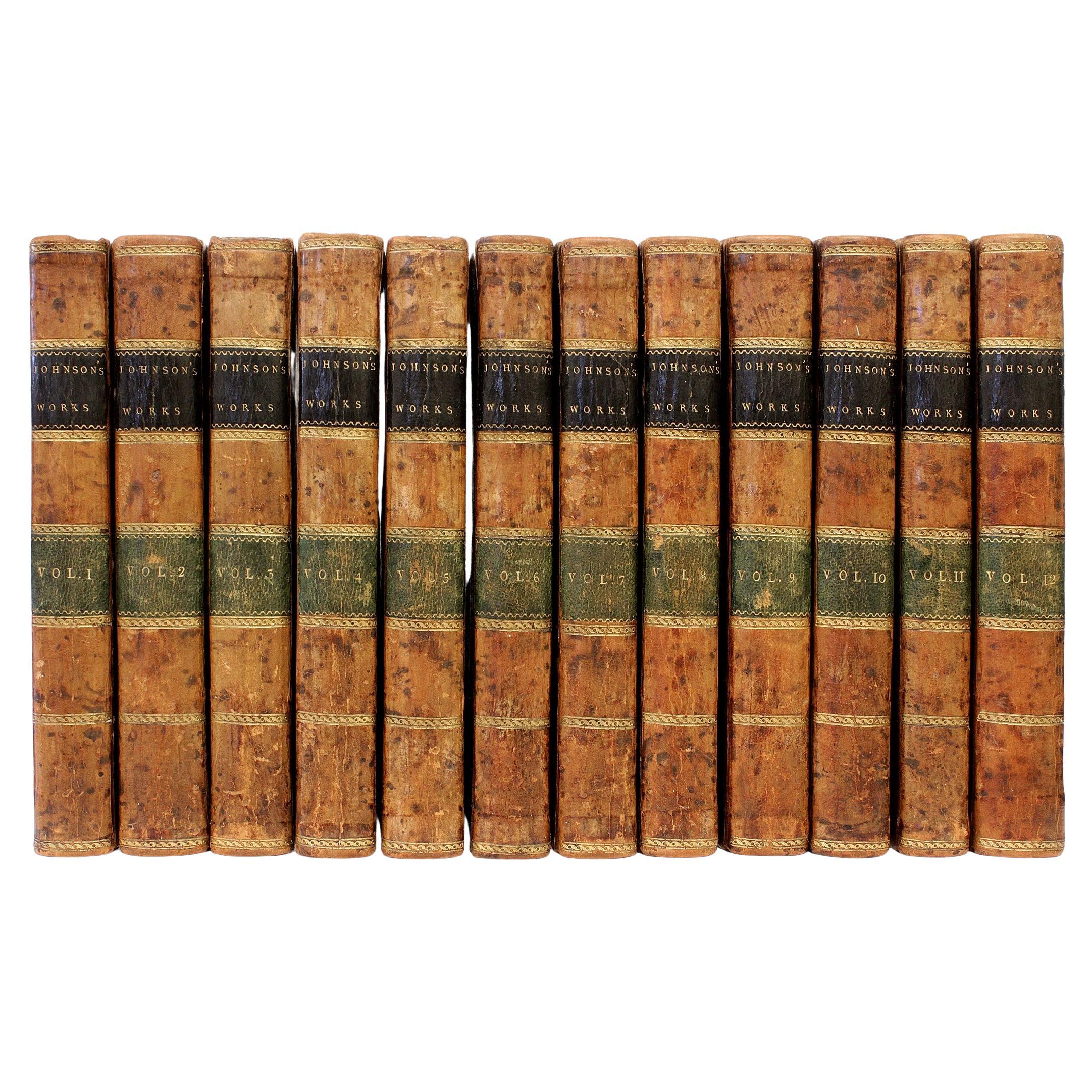 The Works of Samuel Johnson. 12 vols. NEW EDITION - 1810 - IN A FINE BINDING