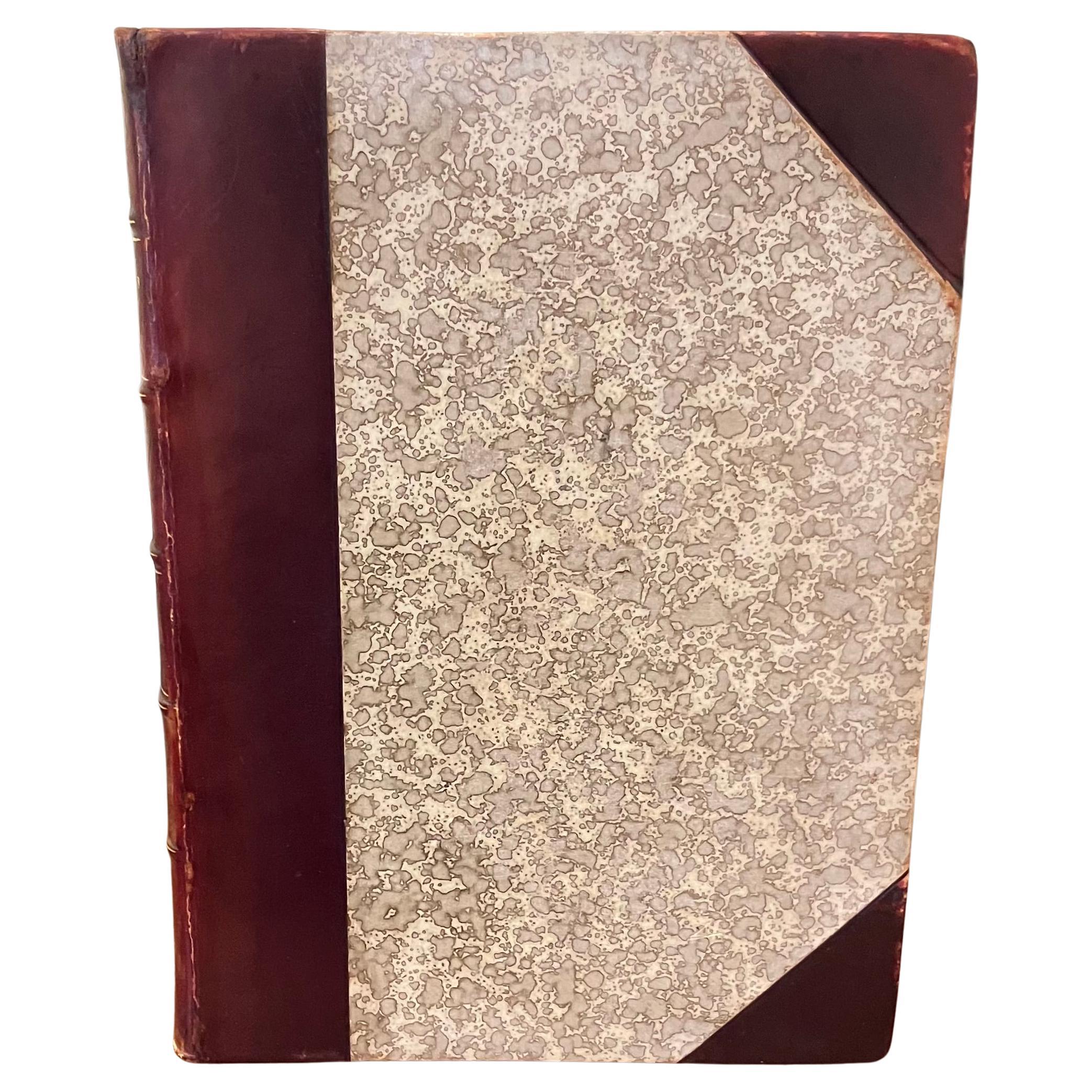 20ième siècle Les œuvres de Shakespeare en sept volumes reliés en cuir en vente