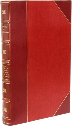 The Works of William Shakespeare - LIMITED EDITION - 10 SMALL FOLIO VOLS - 1901