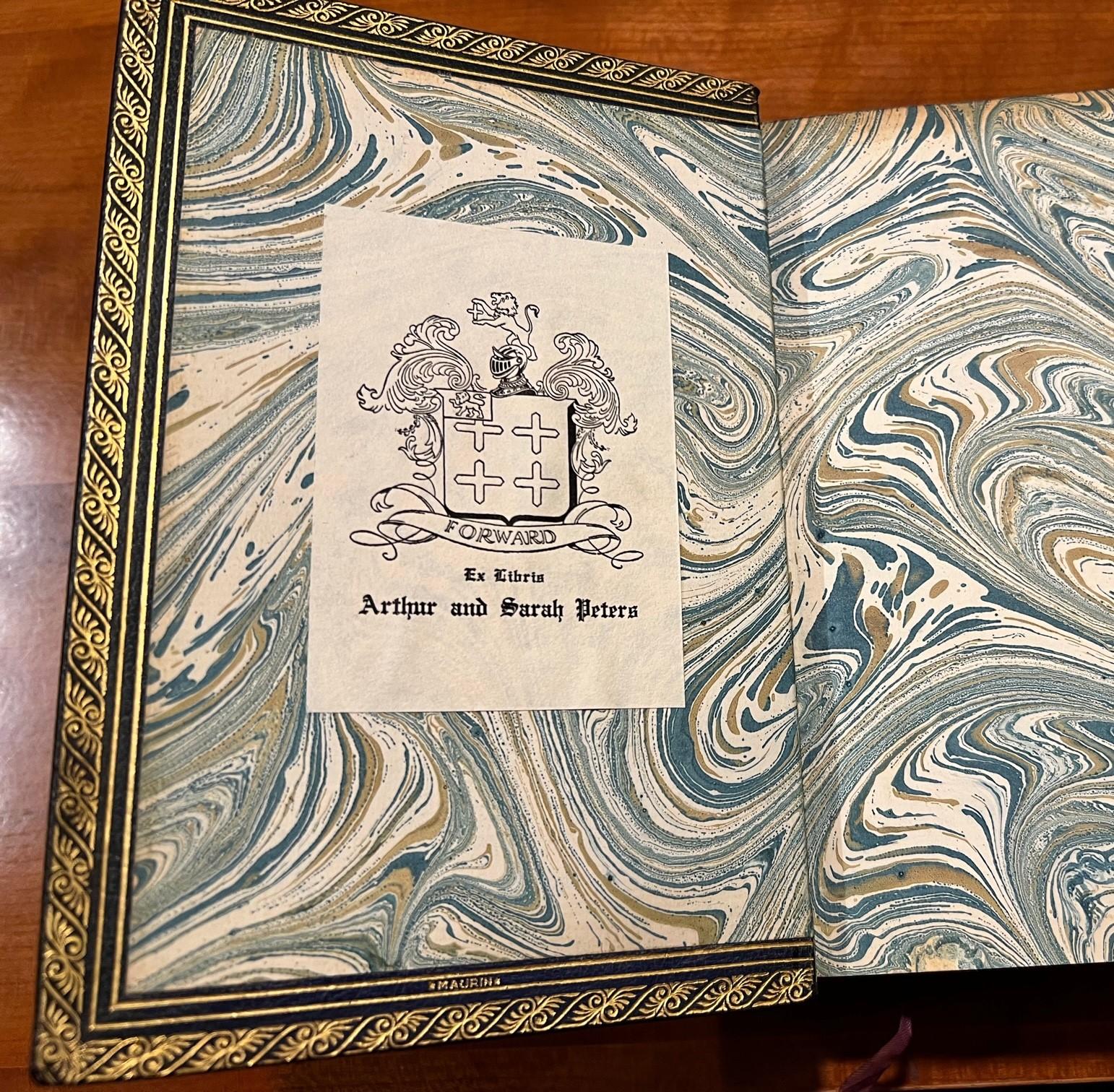 Art Nouveau The Works of William Shakespeare, Mayfair Edition Bound in English Niger Leather For Sale