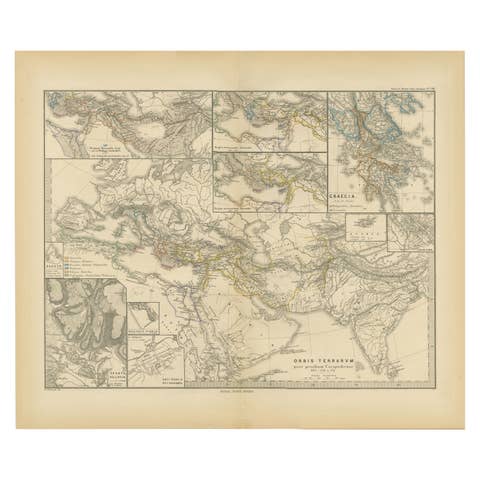 The World After the Battle of Corupedium: Hellenistic Kingdoms Map, 1880