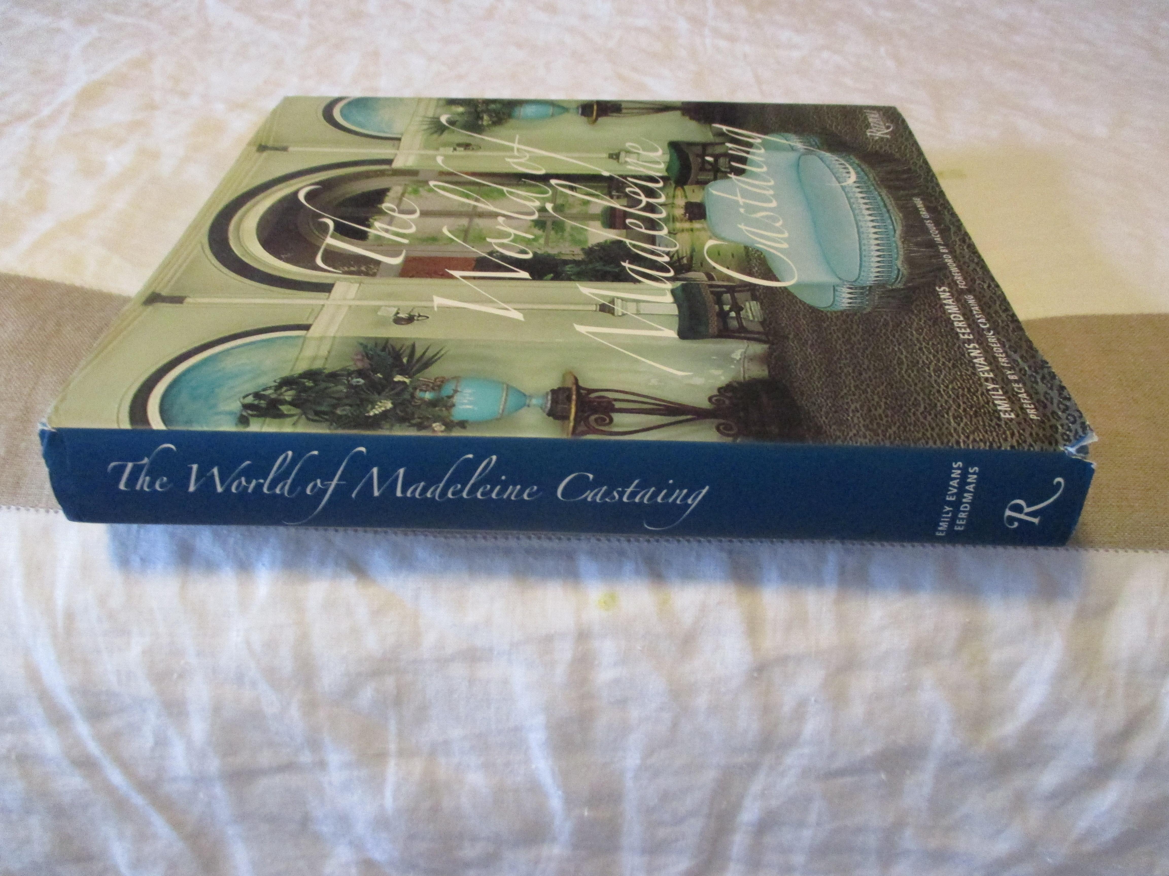 European The World of Madeleine Castain Vintage Coffee Table Book
