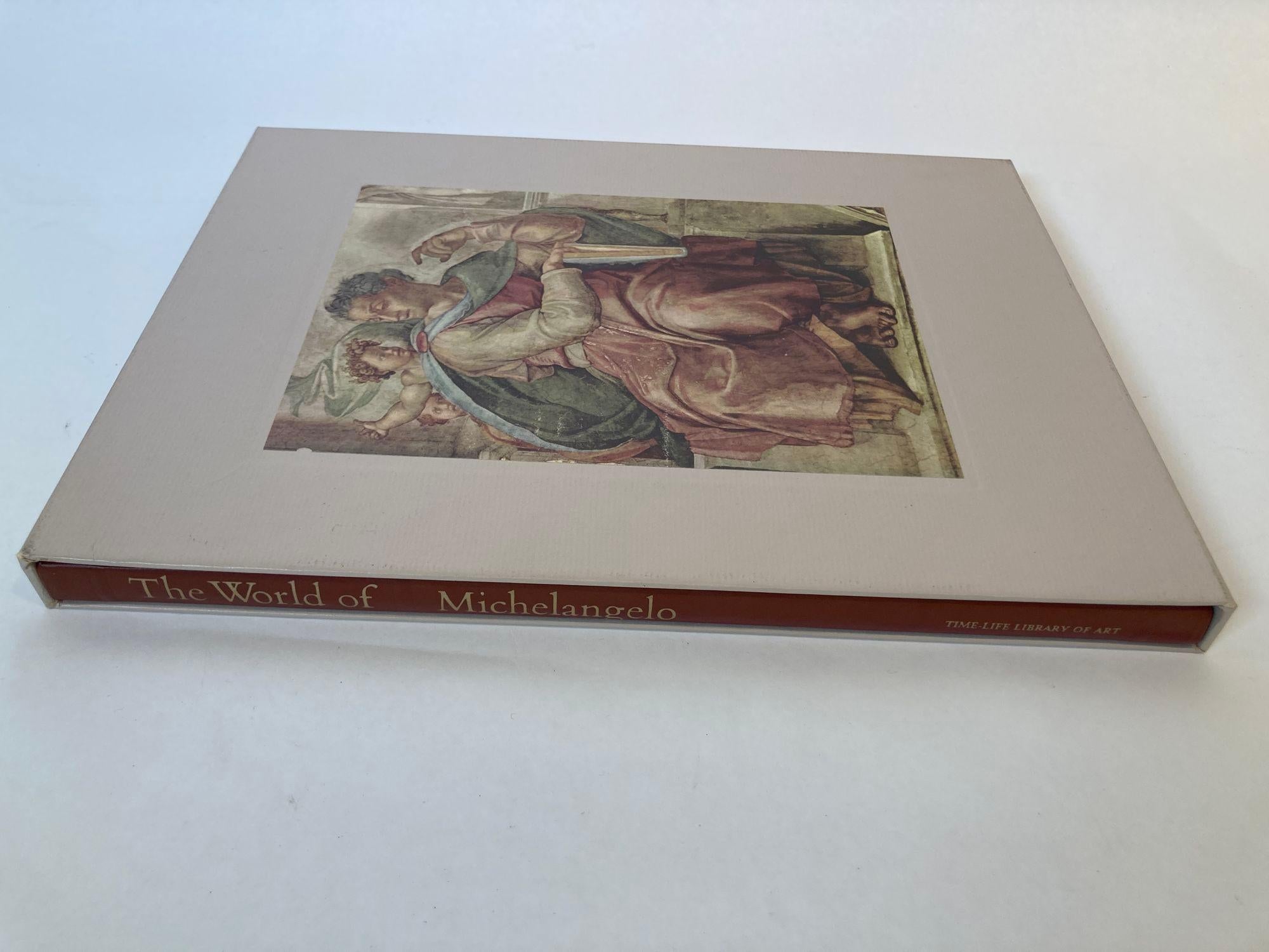 Romain classique Livre « The World of Michelangelo 1475-1564 » de Robert Coughlan en vente