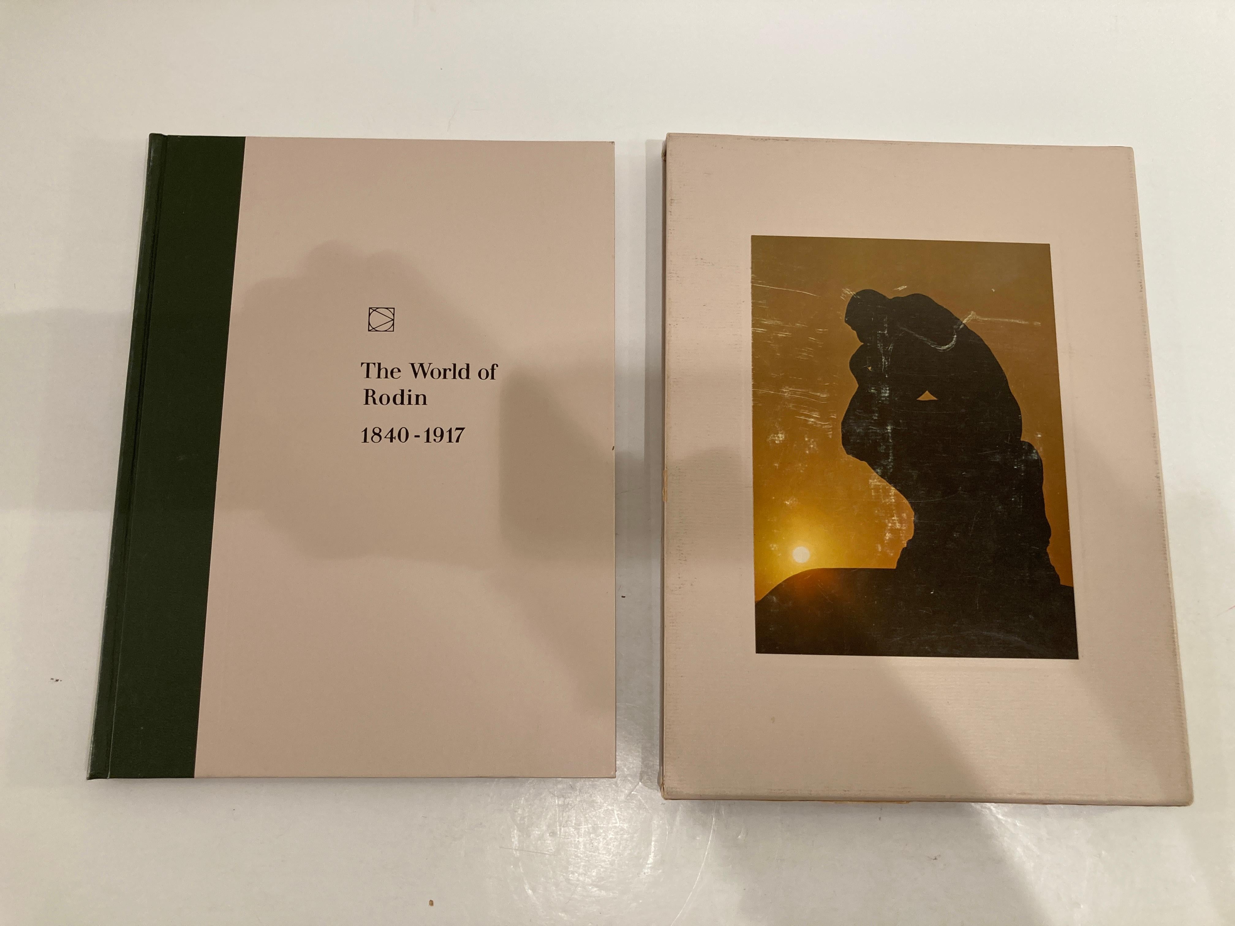 The World of Rodin by William Harlan Hale, published in 1976 by Time Life, USA.
The World of Rodin 1840-1917 Hardcover With Slipcase Time Life Vintage Book.
192 pages, pictorial endpapers and numerous color plates and other illustrations. 
The