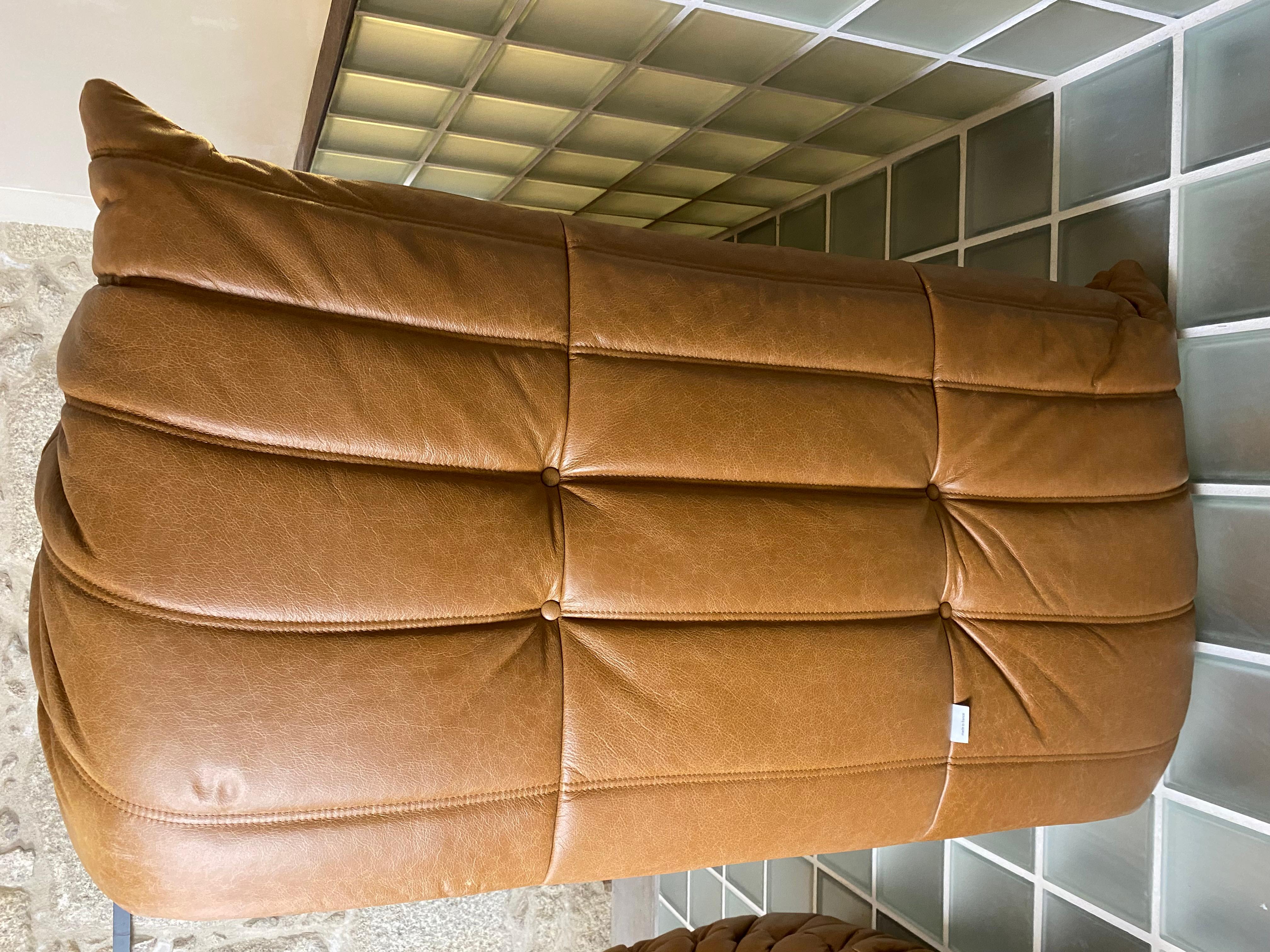 Mid-Century Modern Togo sofa 3 modules by Michael Ducaroy
