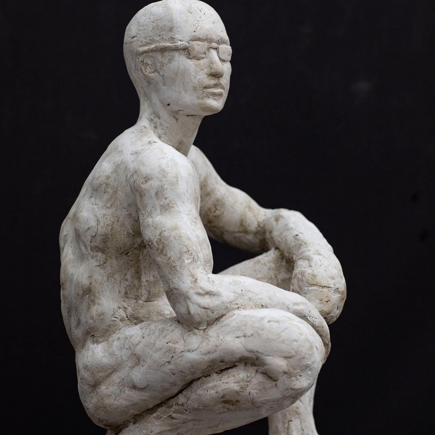 Italian Wounded Boxer Sculpture For Sale
