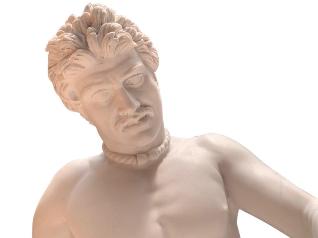 Cast The Wounded Gaul Statue, 20th Century For Sale