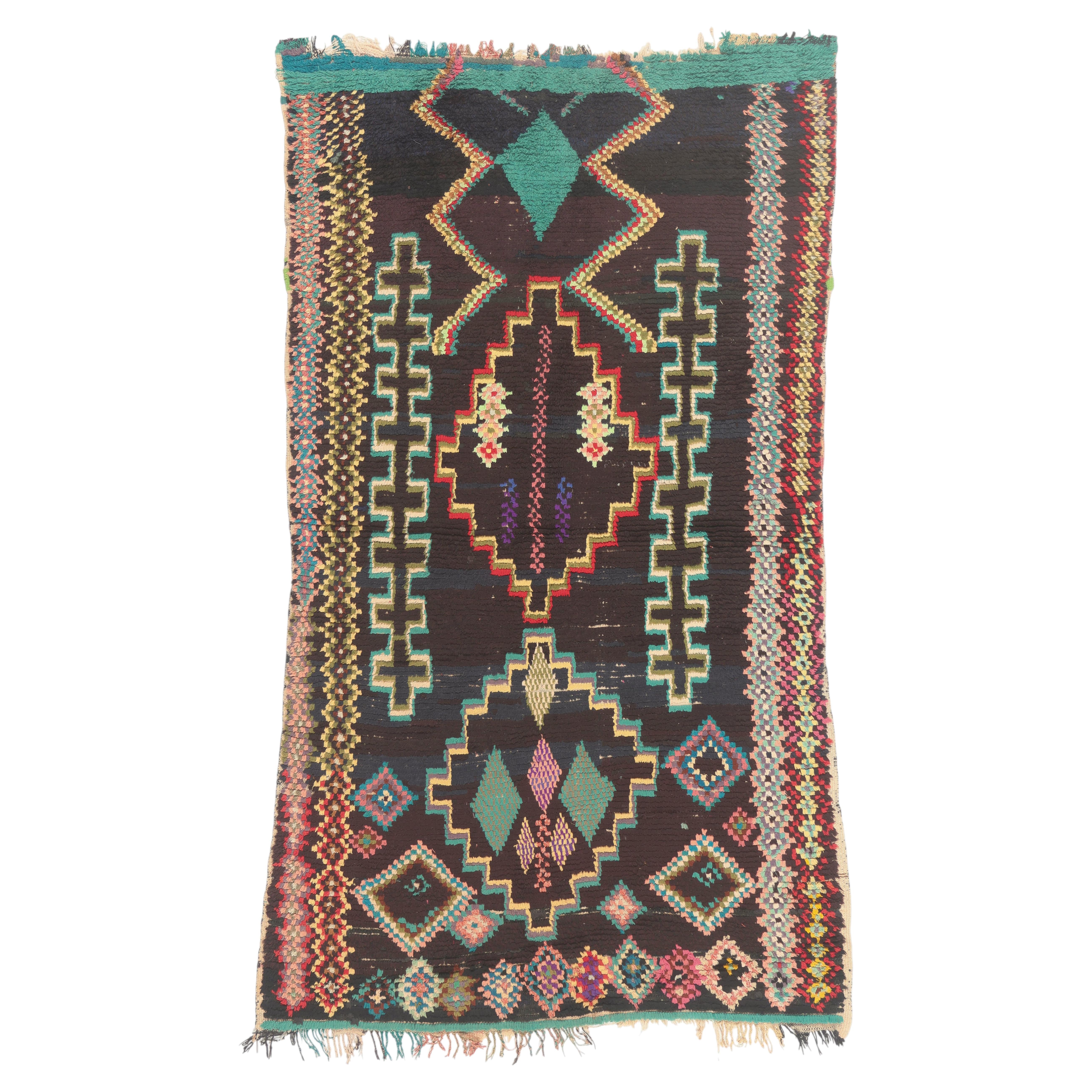 The Woven Benediction: A Vintage Azilal Moroccan Masterpiece of Divine Harmony