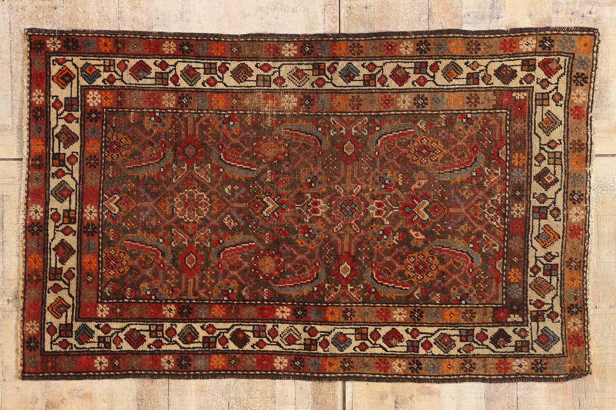 Die gewebte Nocturne: Ein persischer Malayer-Teppich aus dem späten 19. Jahrhundert von Herati Eleg im Angebot 4