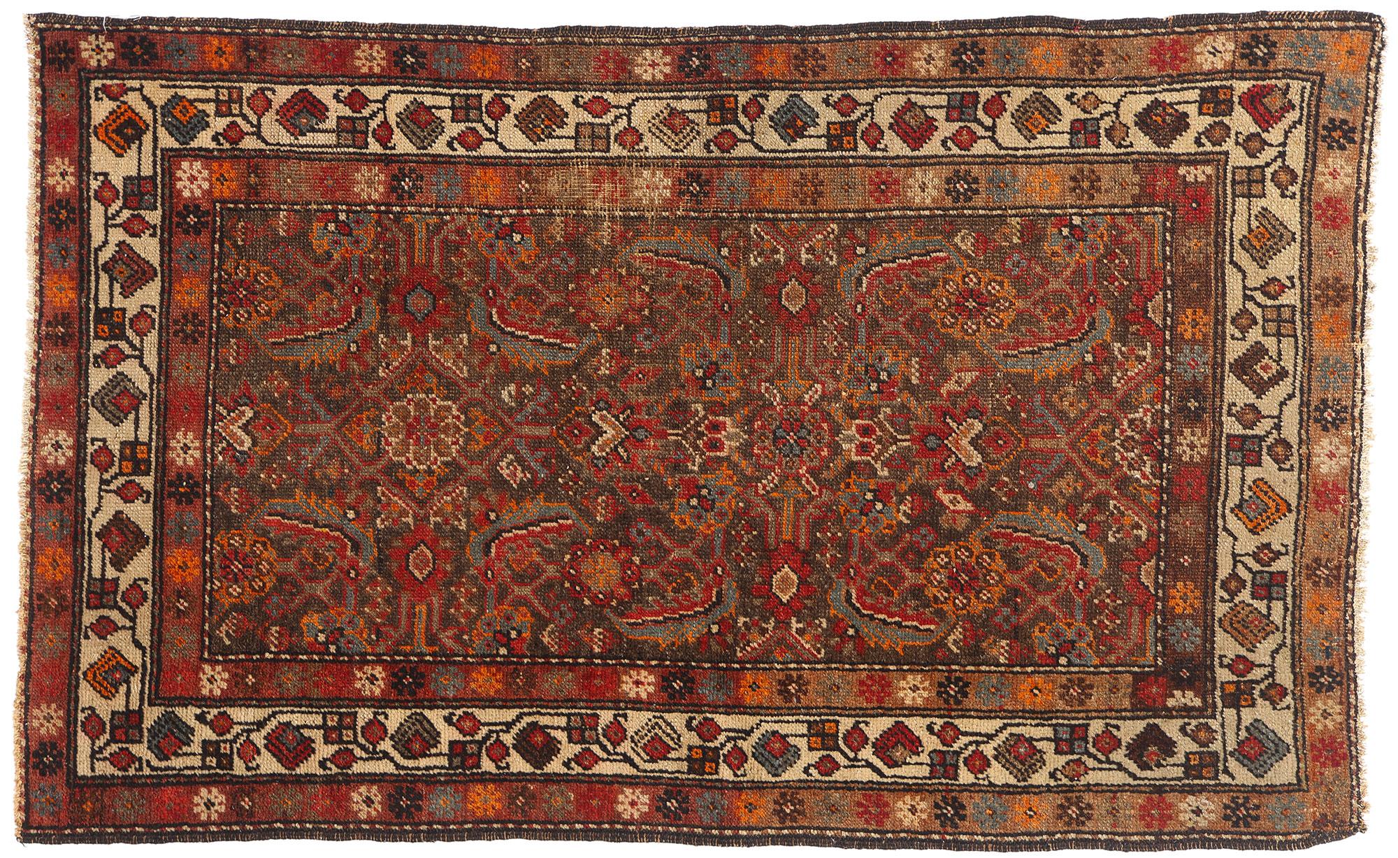 Die gewebte Nocturne: Ein persischer Malayer-Teppich aus dem späten 19. Jahrhundert von Herati Eleg im Angebot 5