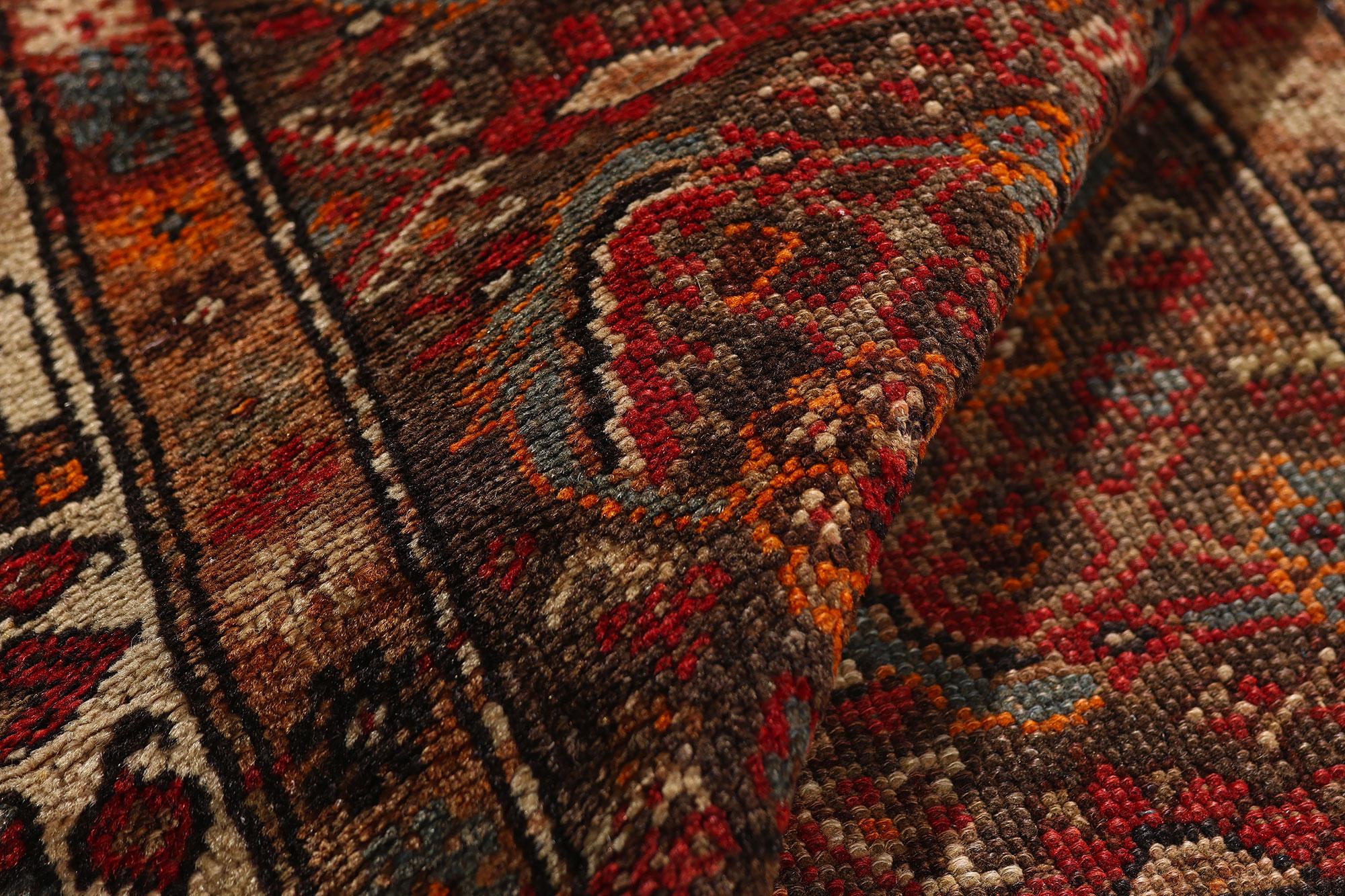 Die gewebte Nocturne: Ein persischer Malayer-Teppich aus dem späten 19. Jahrhundert von Herati Eleg (Wolle) im Angebot