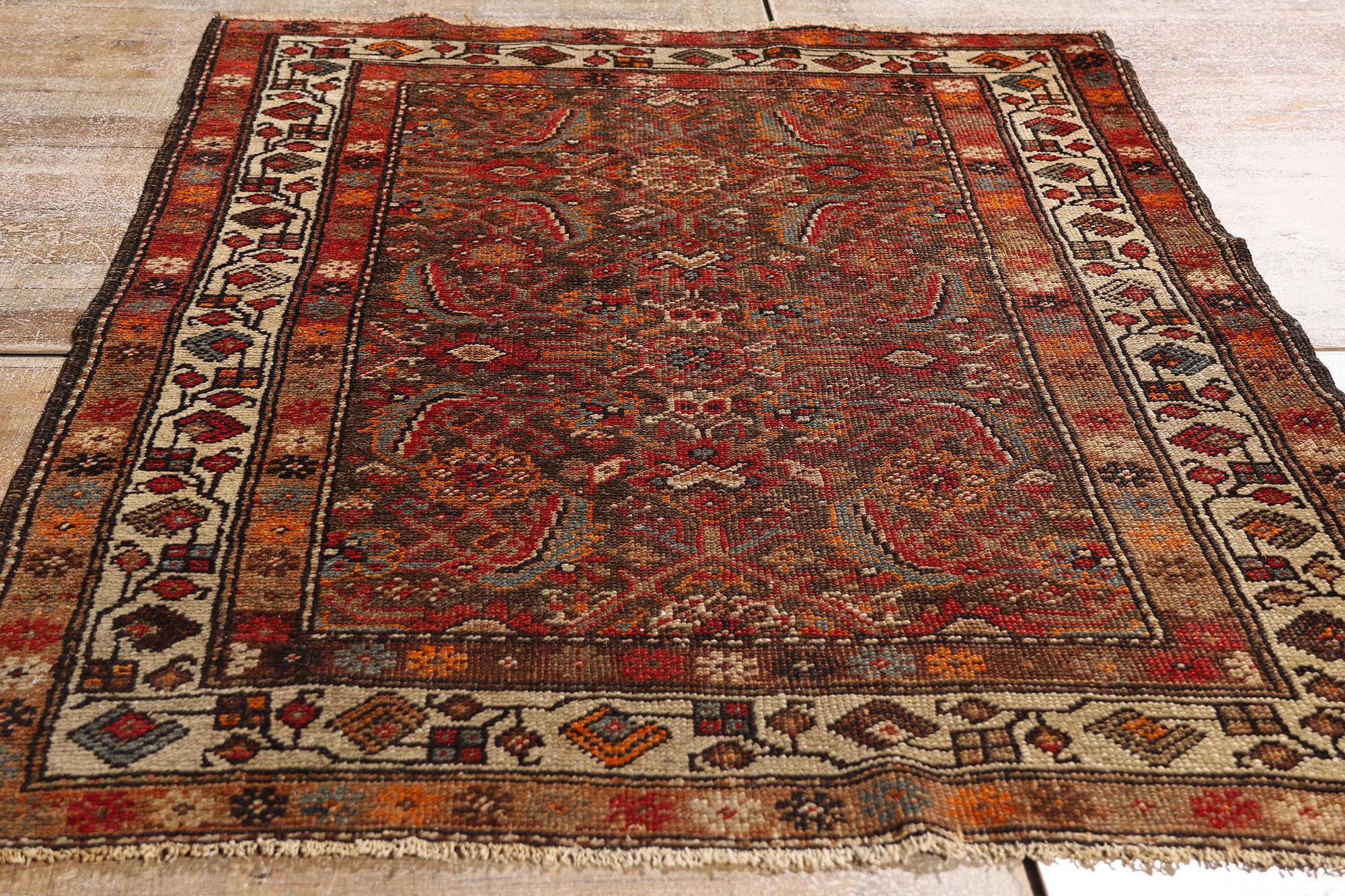 Die gewebte Nocturne: Ein persischer Malayer-Teppich aus dem späten 19. Jahrhundert von Herati Eleg im Angebot 3