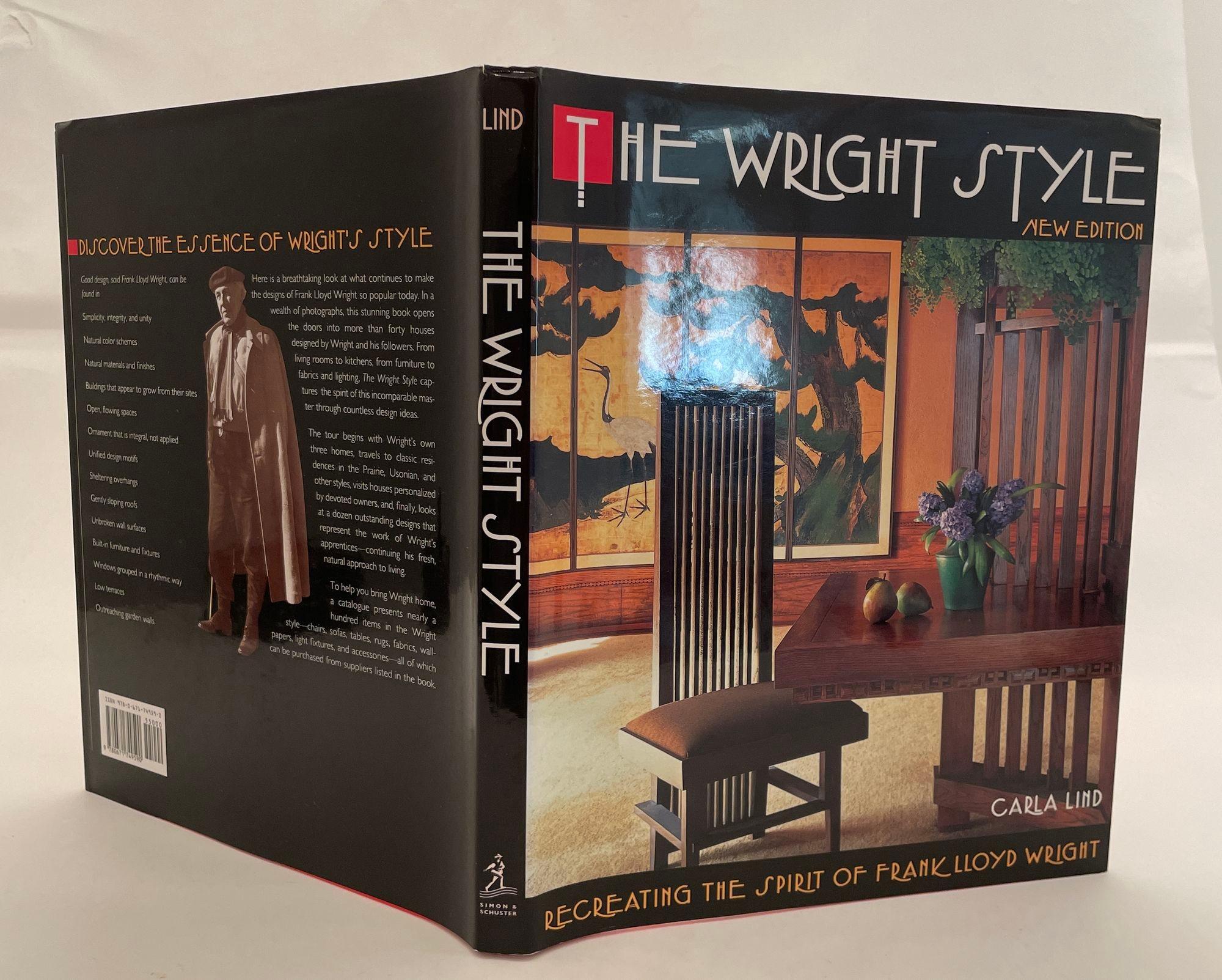 20ième siècle Livre Recréant l'esprit de Frank Lloyd Wright de Carla Lind en vente