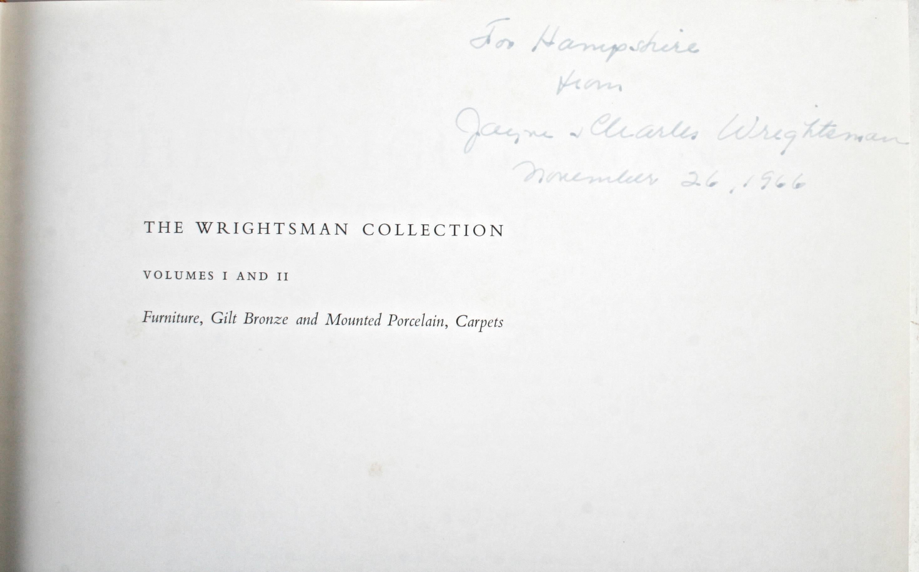 Collection Wrightsman, Vols I-V, premières éditions, signées par les Wrightsmans en vente 4