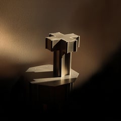 The Writer's Beacon Aluminium Table Lamp by Bureau of Entropy