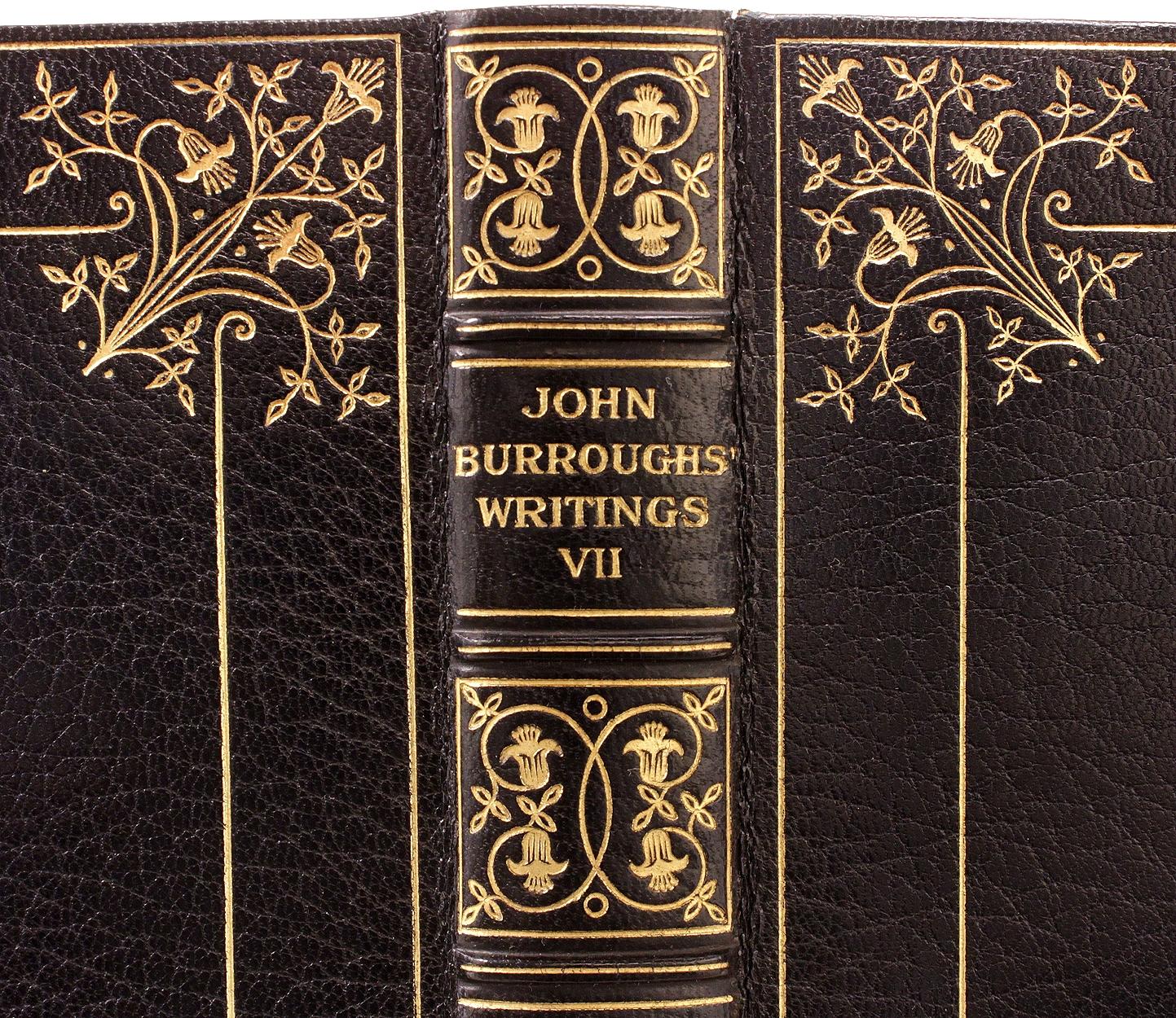 Writings of John Burroughs, Signed, 15 Vols, in a Fine Full Leather Binding 2