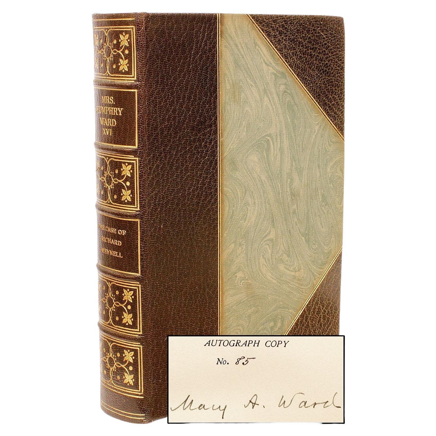 Les écrits de Mme Humphry Ward - Édition AUTOGRAPHE - 16 Vols. - 1909 en vente 2