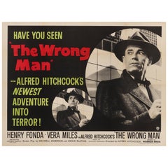 Originales britisches Filmplakat „The Wrong Man“