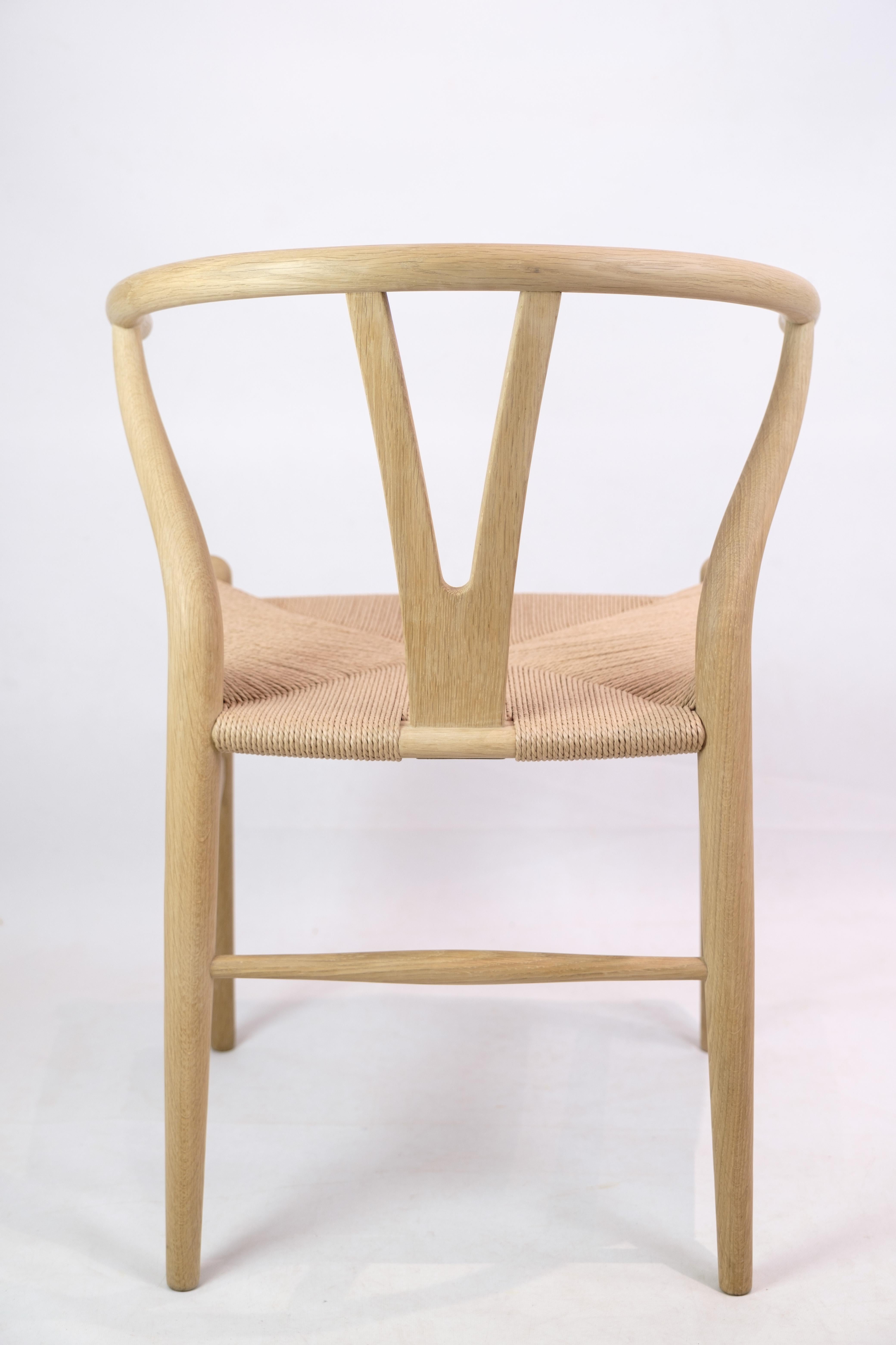 Y Chair, Model CH24, Hans J. Wegner in Oak, 1950 For Sale 1
