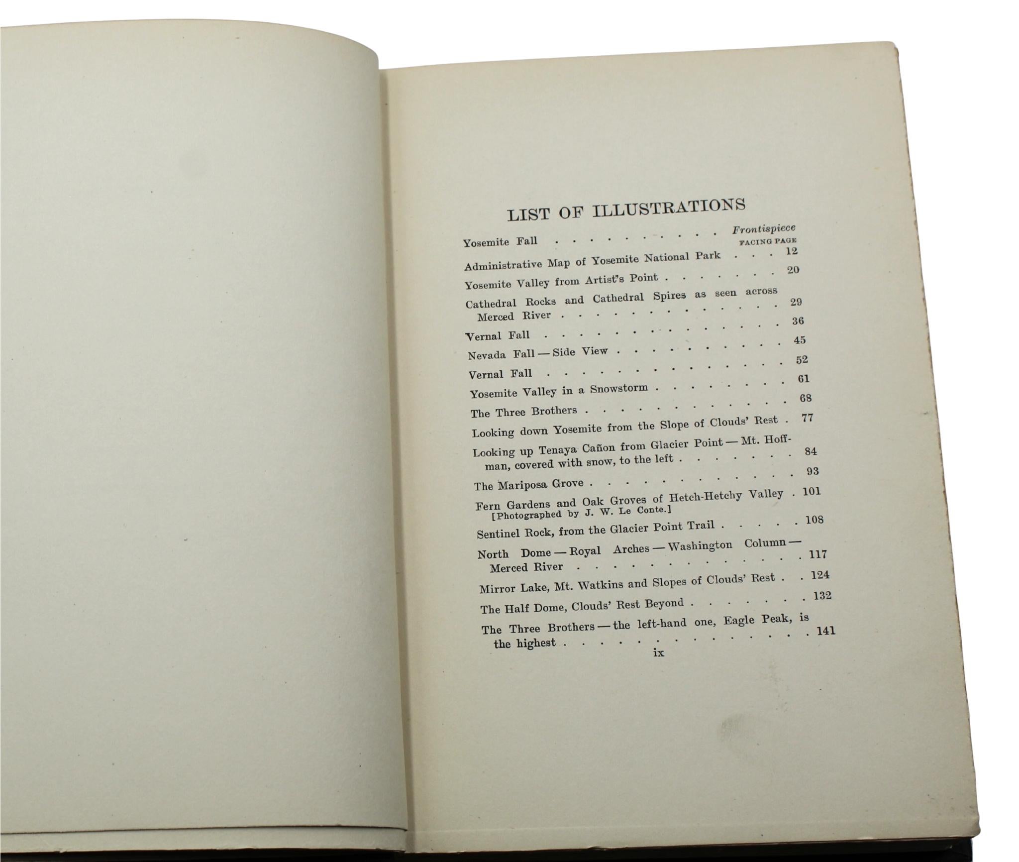 The Yosemite by John Muir, First Edition, in Original Boards, 1912 For Sale 2