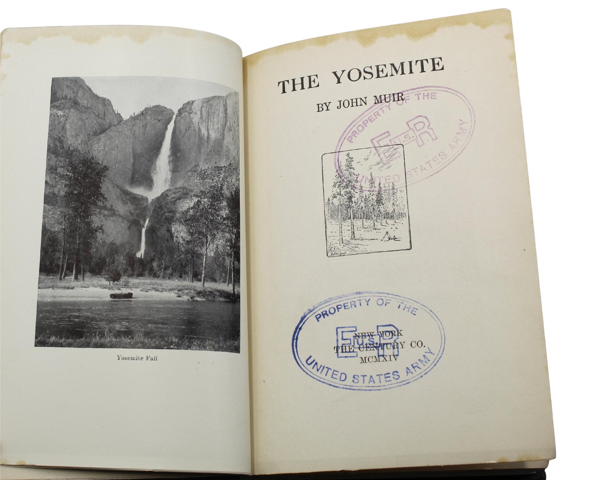 Early 20th Century The Yosemite by John Muir, First Edition, in Original Boards, 1912 For Sale