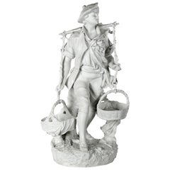 The Young Harvester Bisque Porcelain Statue by EB Quinter