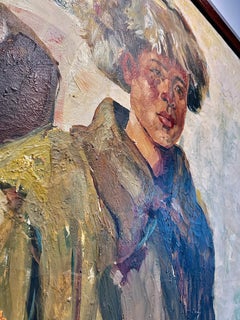 “The Young Russian Soldier” is an Acrylic Painting on Canvas by Ahmed Gomez