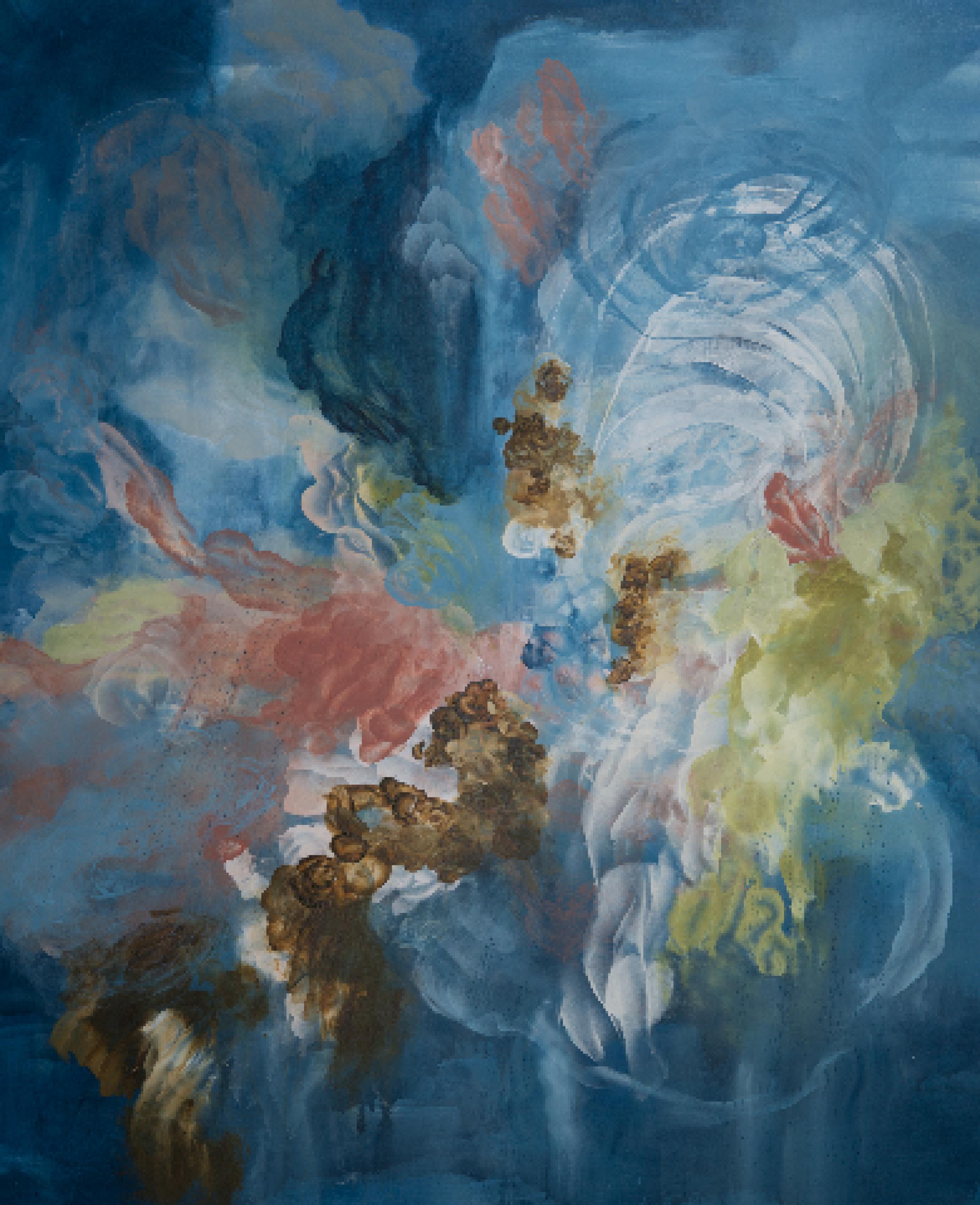 Thea Schrack Abstract Painting - This Moment in Time
