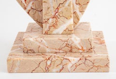 Thea Tewi "Offering" Abstract Marble Sculpture