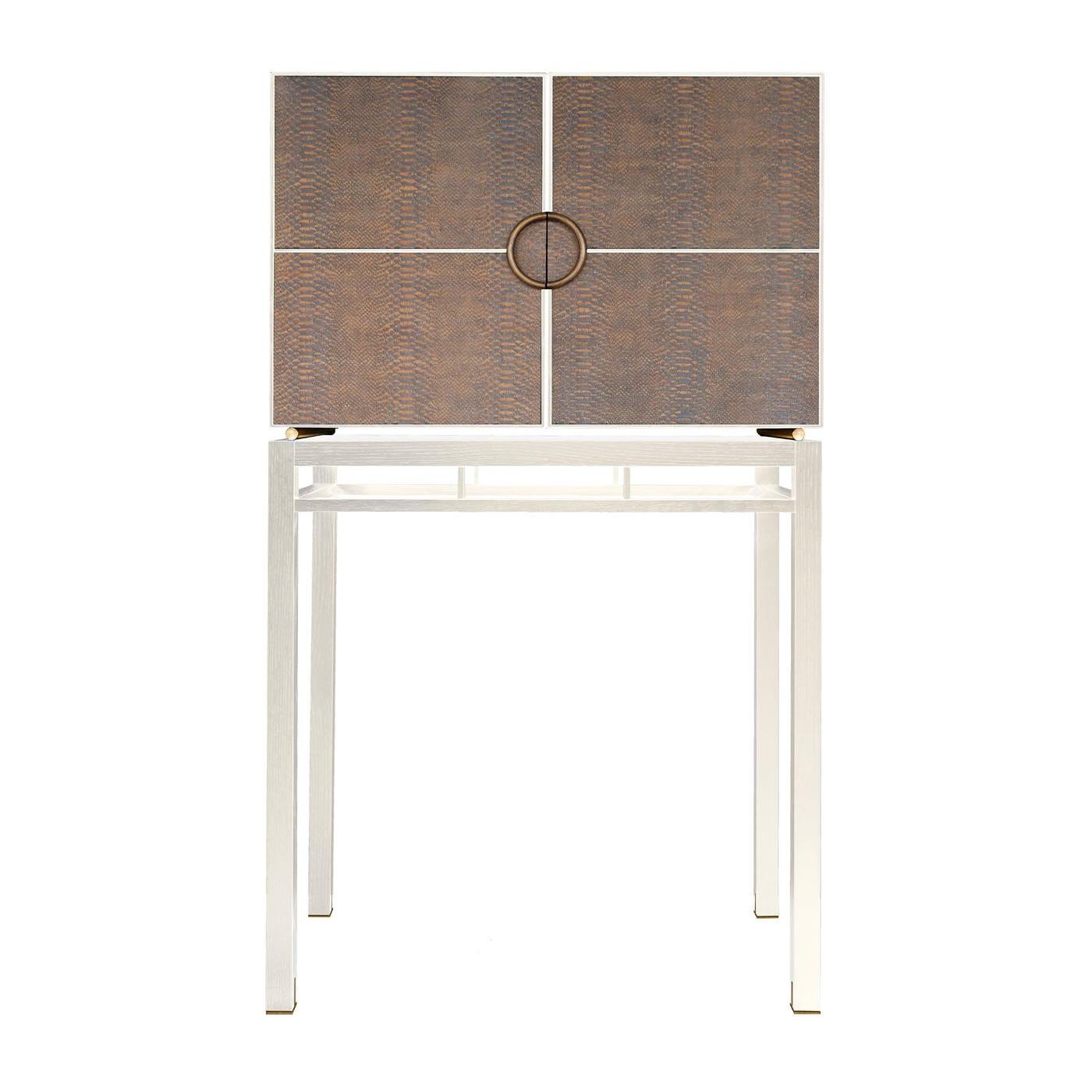 Thea White Bar Cabinet For Sale