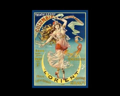 Theater Geant Poster, after Art Nouveau Vintage Poster, Belle Époque Era
