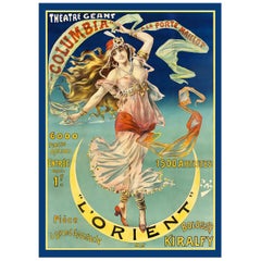 Theater Geant Poster, after Art Nouveau Vintage Poster, Belle Époque Era