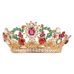 Theater Goldene durchbrochene Drama Krone aus Metall