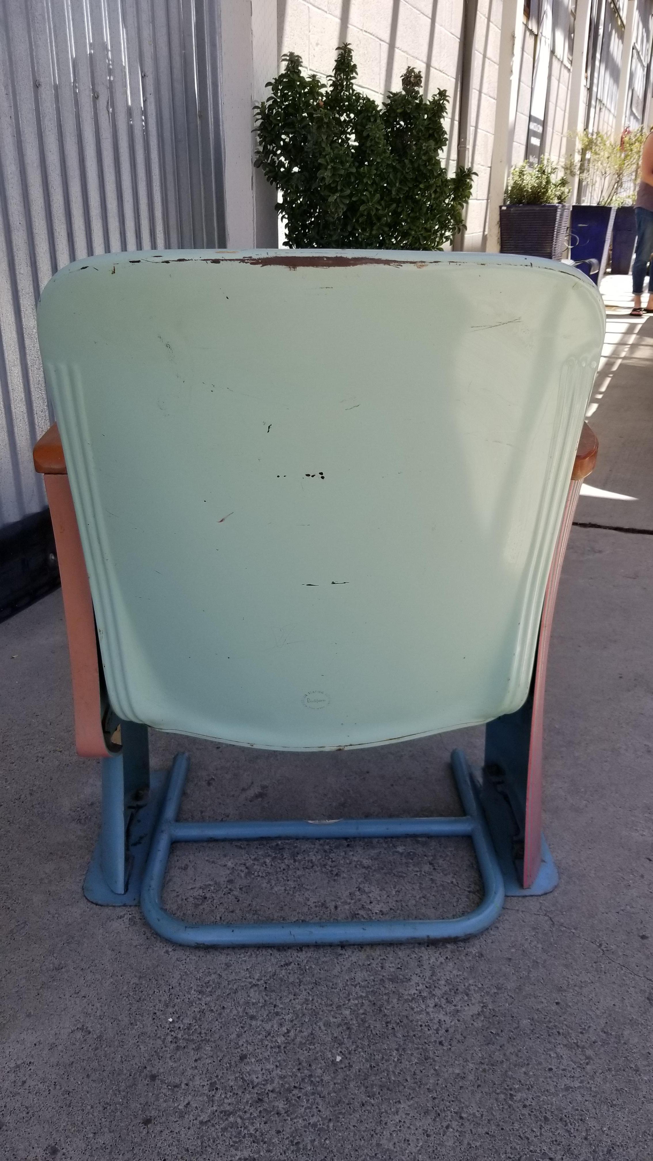 Mid-Century Modern Theater Seat Unique Salesman's Sample