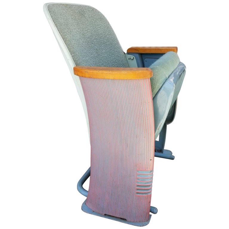 Salesman's sample theater seat, 1950s, offered by Janakos & Company