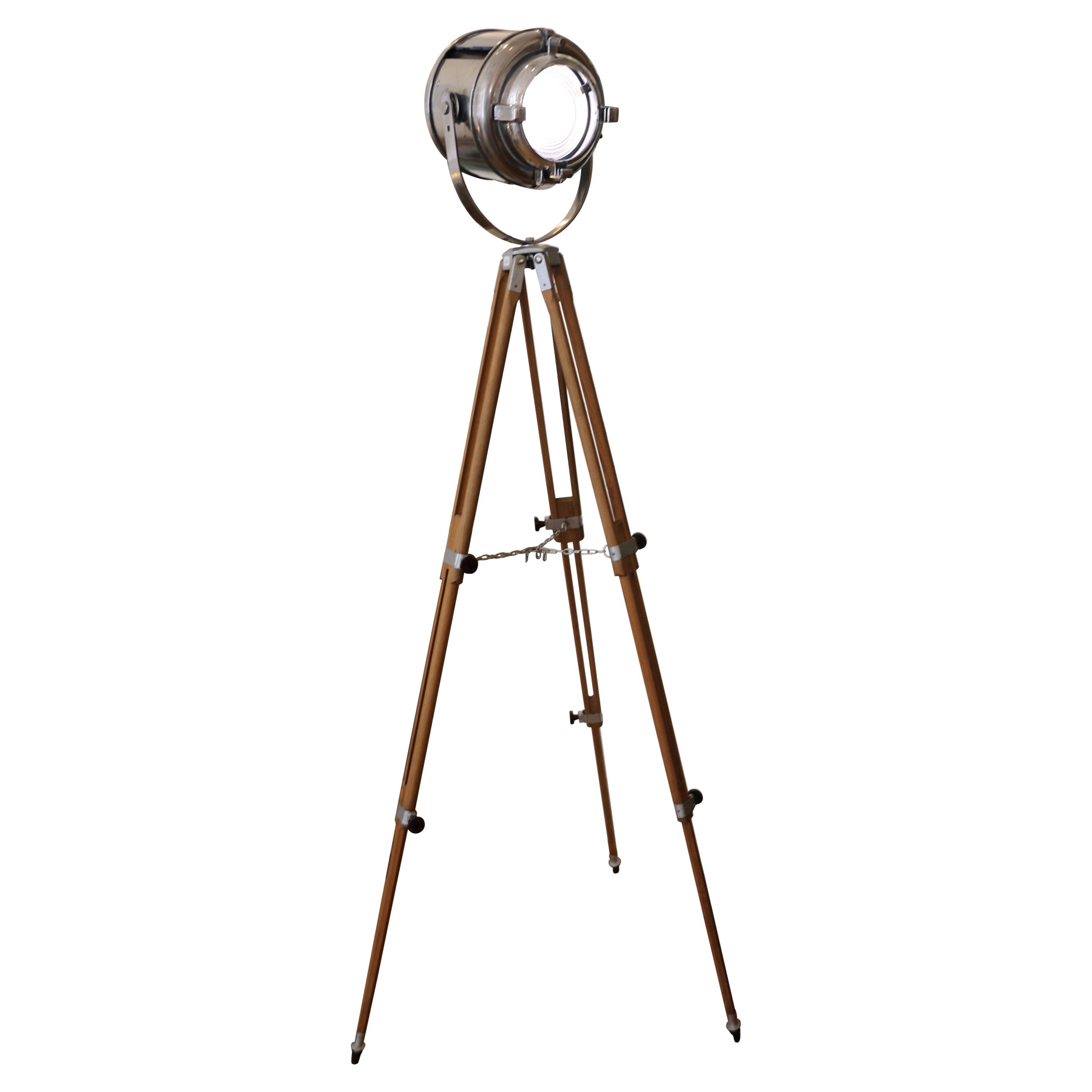 Lampe de théâtre fabriquée par Furse sur trépied vintage, Royaume-Uni, années 1950